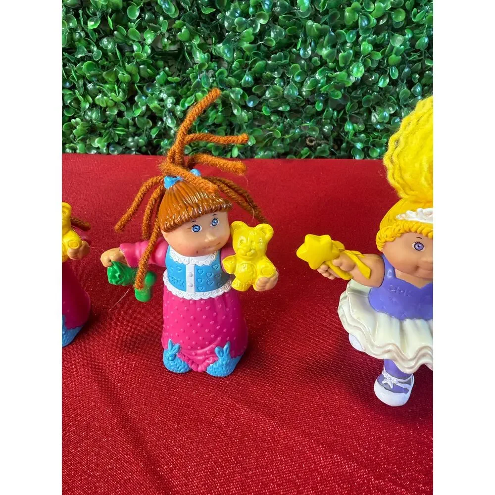 Vintage 1992 Cabbage Patch Kids McDonald Happy Meal PVC Figures Lot of 4 90s
